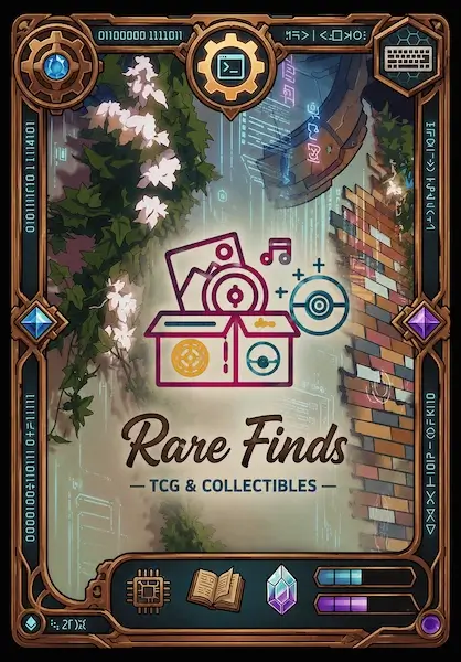 Rare Finds as a tgc card for the about us page